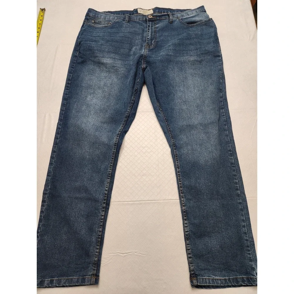 Colours by Alexander Julian Jeans‎ Mens 44x33 Blue Stretch Denim Straight Leg